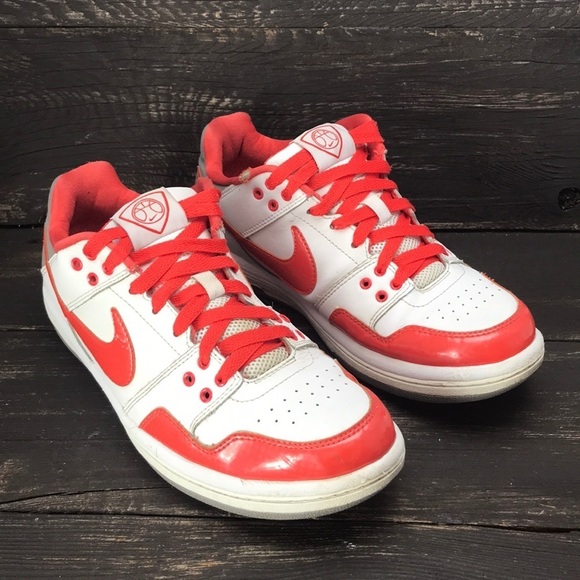 Nike Back Court Red /White Size 8.5 main image 5